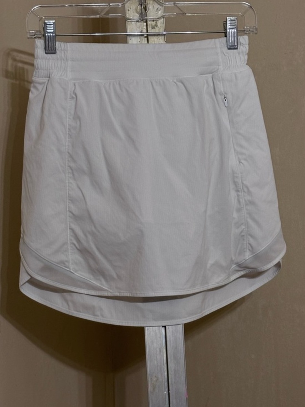Lululemon Hotty Hot High-Rise White Tennis Skirt Long Sz 6